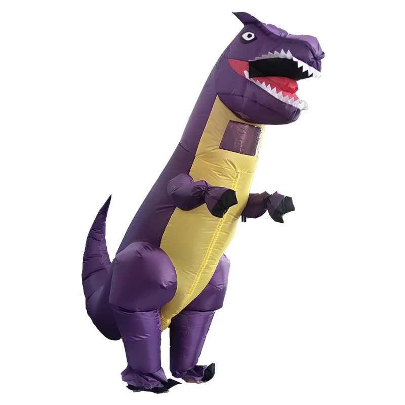 Cosplay Prop Business - Fioletowy; Nadmuchiwany strój Tyrannosaurus Rex, kostium