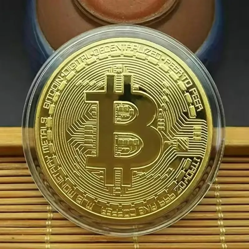Cosplay Prop Business - Unikatowe monety pamiątkowe Bitcoin Idealny prezent