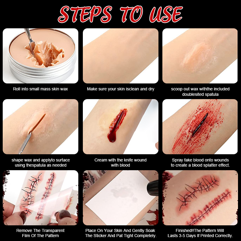 15g Realistyczny, zmywalny mak – Body Paint Sfx recenzja i cena