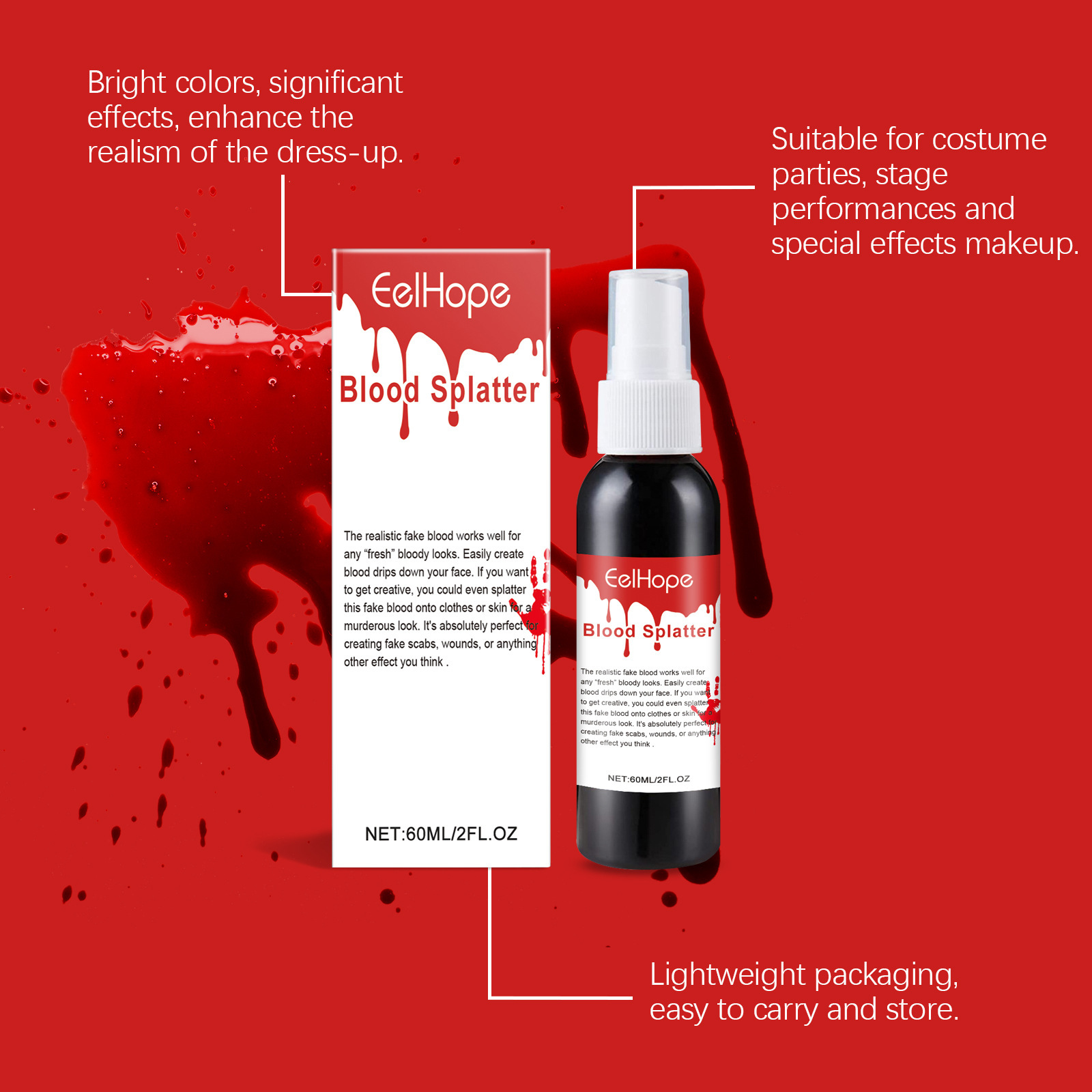 Halloween emulacja fałszywa kr – Cosplay Prop Paint recenzja i cena