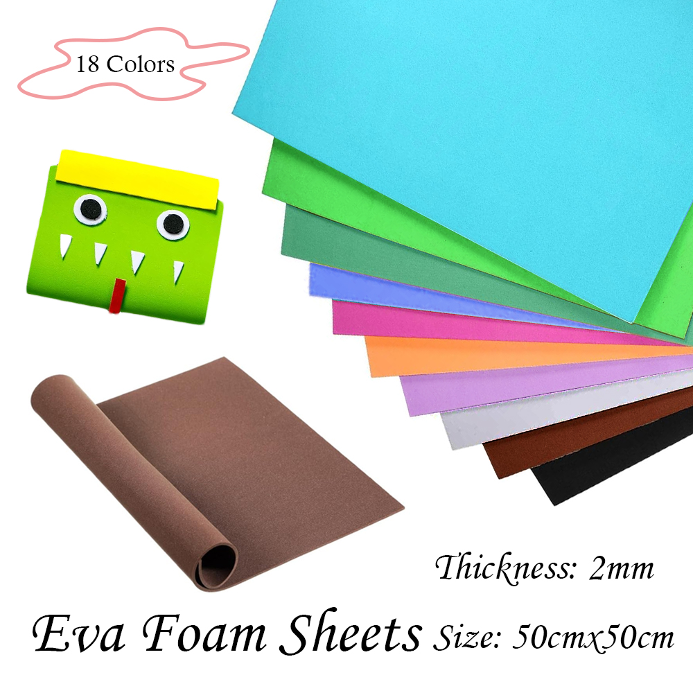 18 kolorów, arkusze pianki EVA – Eva Foam Sheet recenzja i cena