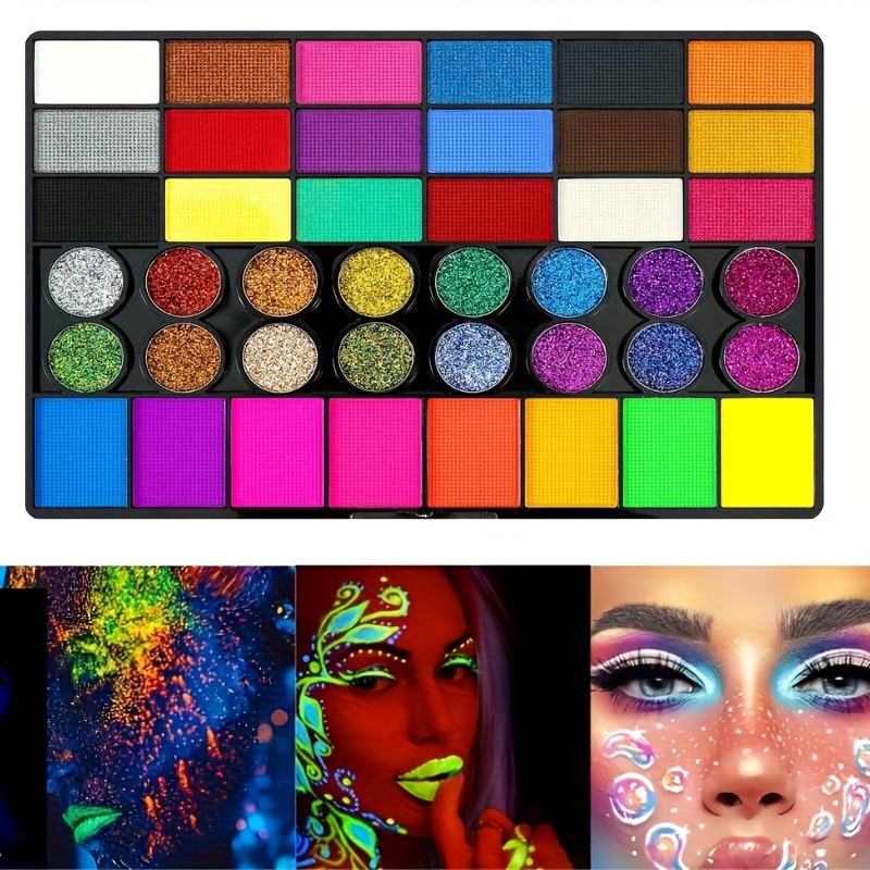 42 kolory palety farb do twarz – Cosplay Prop Paint recenzja i cena